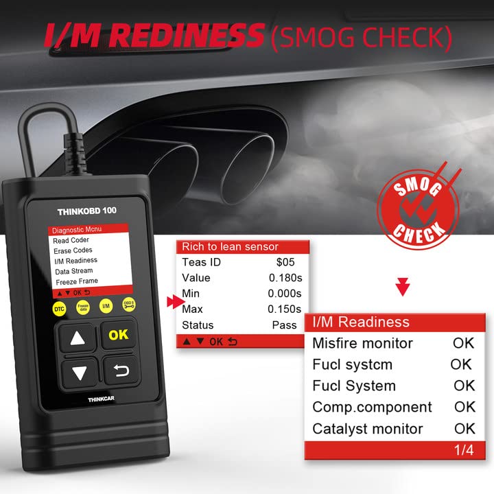 THINKOBD100 OBDII OBD2/ EOBD Vehicles Diagnostics Code Reader