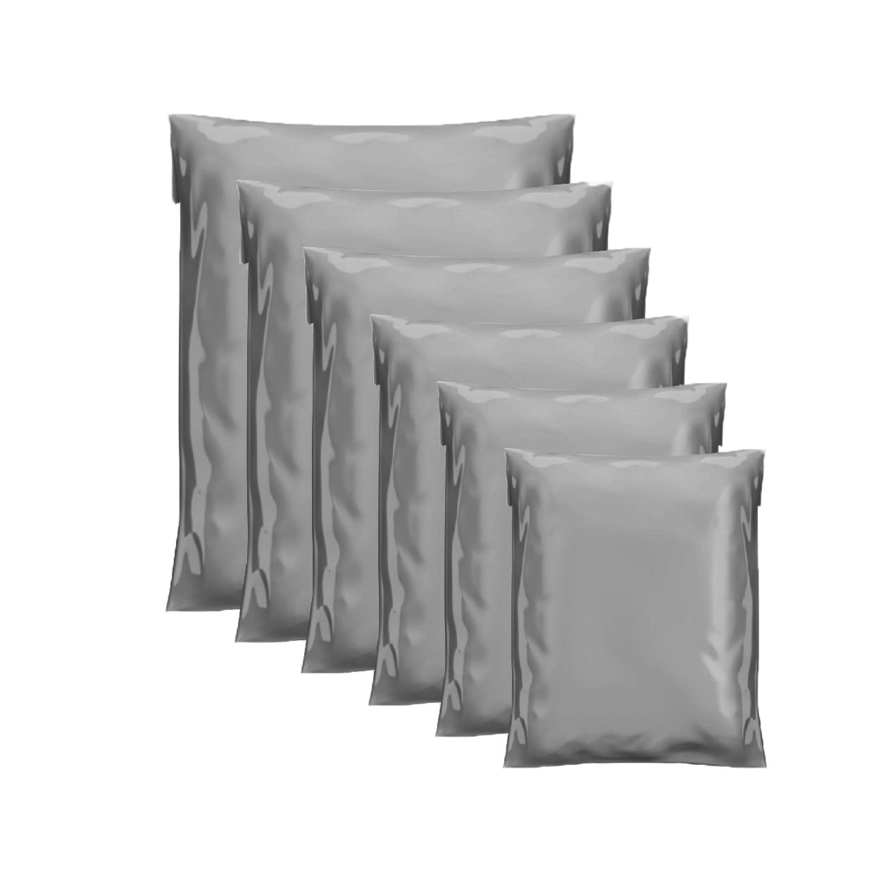 G4GADGET 100x 9x12" Mailing Bags – Grey Poly Postage Envelopes for Clothes & Parcels – Strong Self Seal Plastic Shipping Bags – Waterproof Courier Packaging for Vinted, eBay, Small Business