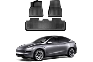 DESLE Fit 2025-2026 New Tesla Model Y Floor Mat,Full Cover 3D Mat, All Weather Floor Mats Custom Fit Eco-Friendly Heavy Duty 