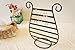 Tytroy Black Metal Harp Shaped Earring Organizer Holder (Up to 78 Pairs) Jewelry Display Stand (1 pc)
