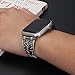 somoder Bling Bands Compatible with Apple Watch Band 38mm 40mm, Vintage Chain Jewelry Bracelet with Rhinestone Replacement for Iwatch Series 5/4/3/2/1, Adjustable 5.5