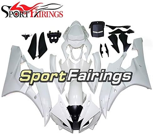 Sportfairings Unpainted Motorbike Fairings For Yamaha YZF600 R6 2006 2007 06 07 ABS Plastic Injection Full Set Sportbike Hulls Cowling Covers