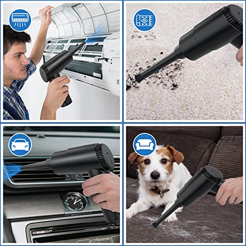 Compressed Air Duster for ComputerStrongest 90000RPM Cordless Electric