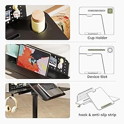 JOY worker Mobile Standing Desk with 60° Tiltable