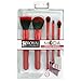 MODA Perfect Mineral 6 pc Makeup Brush Flip Kit, Red