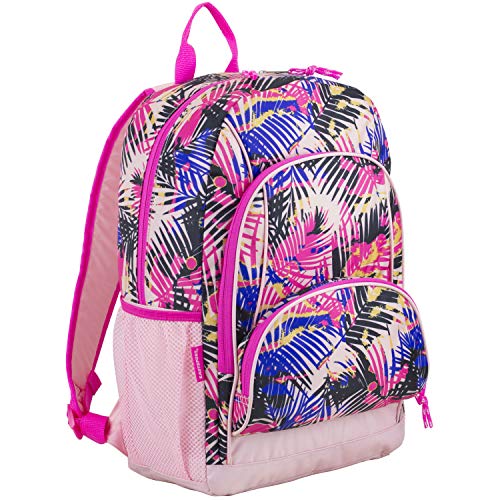tropical print backpack