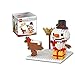 Gift for Kids Mini Building Blocks Figures Toy Snowman for Kid