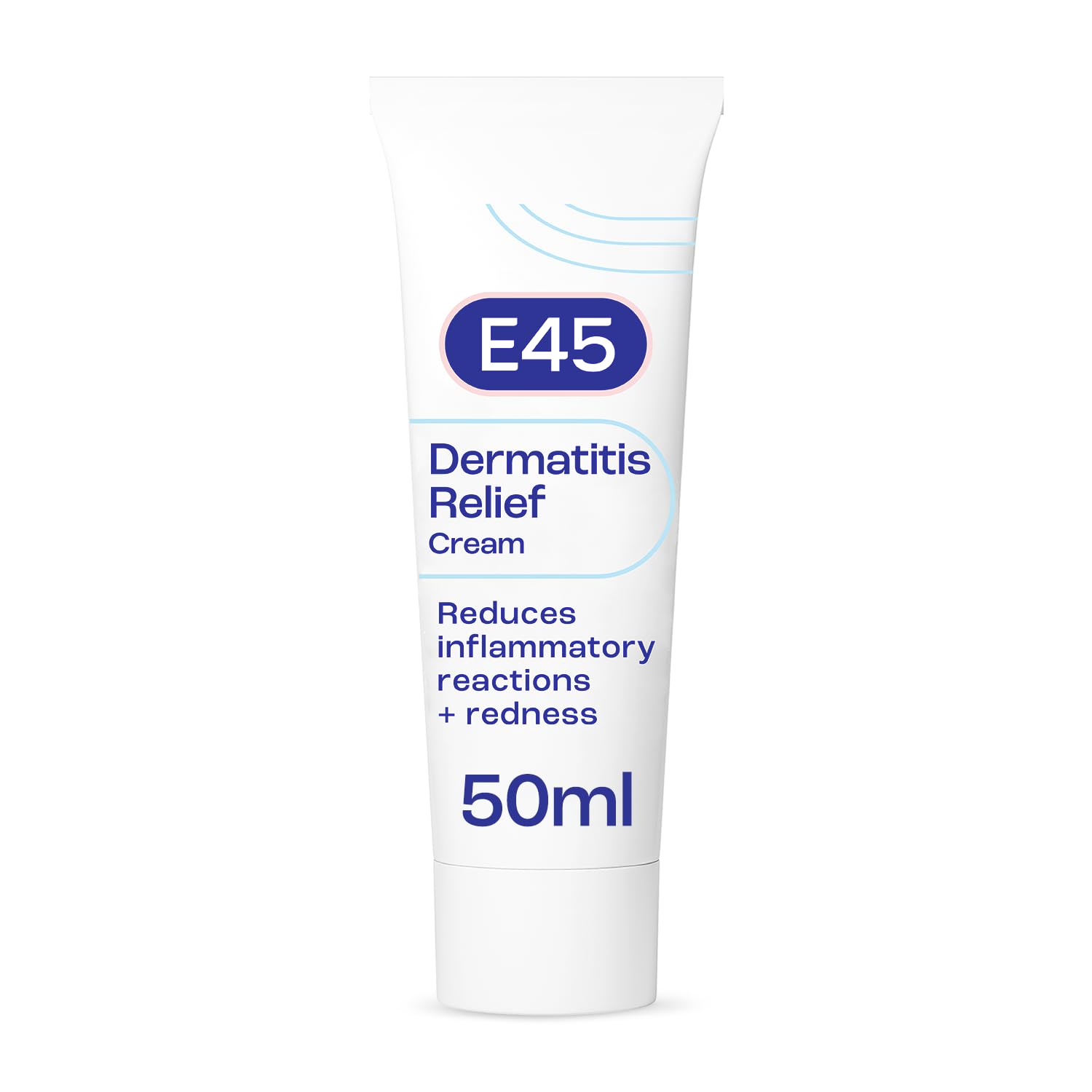 E45 Dermatitis Cream 50 ml to Treat Symptoms of Dermatitis or Eczema – Relieve Itching and Reduce Inflammation and Redness - Anti-Inflammatory Eczema & Dermatitis Cream - Steroid Free