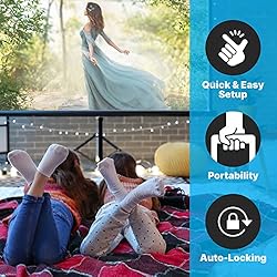 Pyle Universal Projector Screen w/Stand - 120-Inch