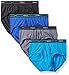Hanes Men's 4-Pack X-Temp Performance Cool Polyester Dyed Briefs, Assorted, X-Large
