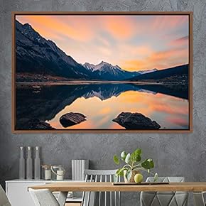 signwin Framed Canvas Wall Art Calming Waters Aerial...