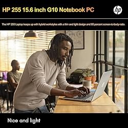 HP 255 G10 Laptop for Home or Work, 16GB RAM, 1TB