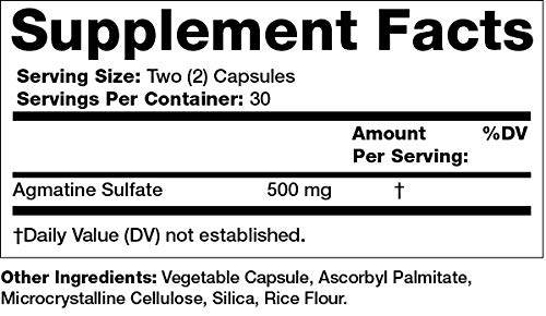 Olympian Labs Agmatine Sulfate Supplement, 60 Count