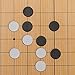 Yellow Mountain Imports Portable Magnetic 13x13 Travel Go Game Set Board (7.9 x 6.7-Inch) with Single Convex Stones