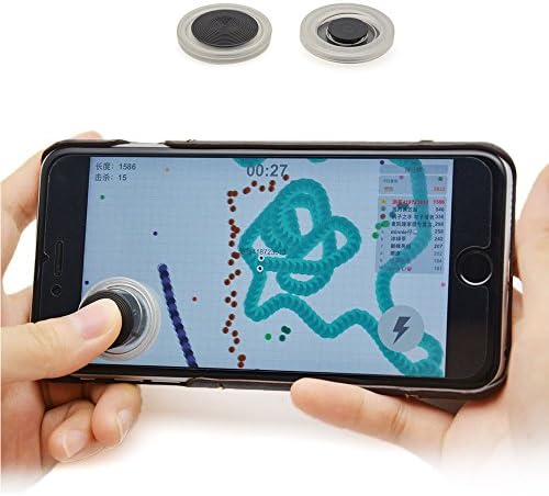 LYFNLOVE Mobile Game Joystick Controller Touch Screen Joypad Rocker for iPhone, iPad, Android Phone Tablet 2 Pack
