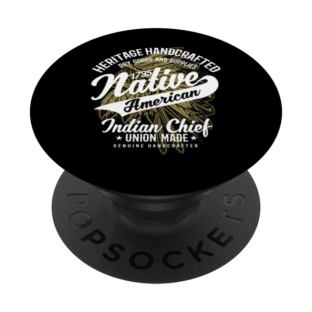 American Native Feather Jewellery Indian Jewellery Natural PopSockets Swappable PopGrip