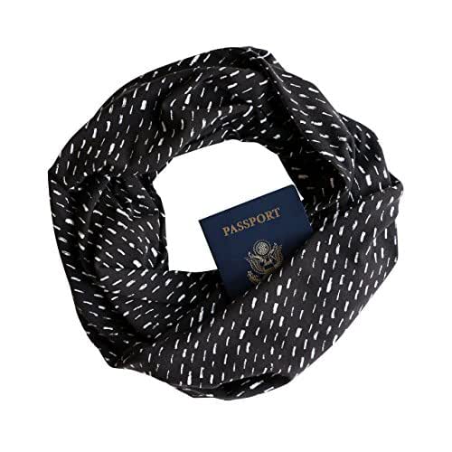 Kinvara Infinity Scarf with Zippered Secret Pocket