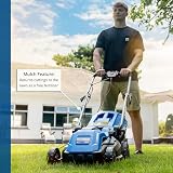 Hyundai 15 in Electric Lawn Mower 1600W Rear Roller Mulching 40 L Bag 10m Cord view 2
