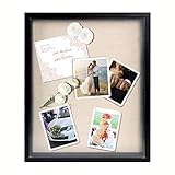Aytai Large 13in x 16in Display Shadow Box Frame with Linen Background and 15 Stick Pins, Memory Display Box Case for Wall Hanging 3D Showcase Keepsake Medal Ticket Art Graduation Wedding Baby, Black