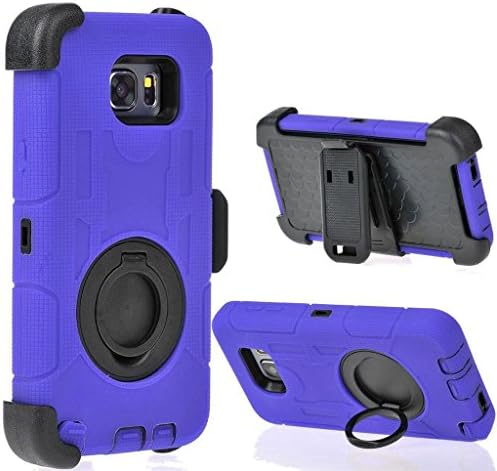 Note 5 case, Galaxy Note 5 Case, Cellaria Holster Pro X - [Shockproof][Drop Protection][Kickstand] Hybrid Armor Defender Case Cover with Stand + Belt Clip Holster For Samsung Galaxy Note 5, Blue