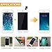 HTECHY Compatible with iPhone 6 Screen Replacement White- Compatible for iPhone 6 Digitizer LCD Touch Screen Display Assembly with Complete Repair Tools Kit Including Screen Protector(4.7 Inch)