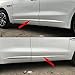 Fit for Jaguar F-Pace,F-Pace Premium,F-Pace Prestige, 2016 2017 2018 2019 Body Side Molding Trim Overlay Cover Trims ABS Matte