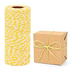 Twine String, 328 Feet Twine Rope, Twine Ribbon for