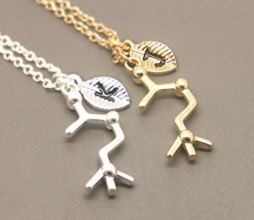 FREE SHIPPING IN 24 HOURS! Personalized Initial Acetylcholine Necklace, chemistry science necklace SC010
