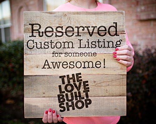 Custom listing for DiStephano
