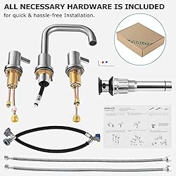 PARLOS Two-Handle Widespread Bathroom Faucet with