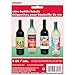 Unique Christmas Spirits Wine Bottle Labels, Assorted Designs
