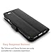 iPhone 6 Case, iPhone 6S case, iPhone 6 / 6S Wallet Case, Cellularvilla Shiny Diamond Bling [Credit Card Holder Slot] Protective Pu Leather Wallet Case for Apple iPhone 6 / 6S 4.7 inch - Black