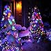 Qedertek 200 LED Christmas Solar/Battery Powered String Lights (Multicolor), 1PACK