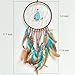 Ricdecor Indian Dream catcher Wind Chimes Feather Pendant wall hanging home decoration (Turquoise)