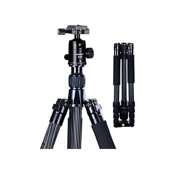 Soporte para cámara GUYUEXUAN, trípode Profesional de Fibra de ...