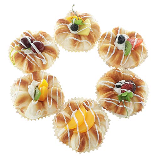 B Blesiya 6PCS Artificial Bread Hotel Kitchen Decorative Food - Thumbnail 5
