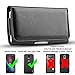 Moto G4/G4 Plus Holster, J&D PU Leather Holster Pouch Case with Belt Clip, Leather ID Wallet Case for Motorola Moto G4, Moto G4 Plus (Only Fit with Naked Moto G4/G4 Plus or J&D/Other Slim Case On)