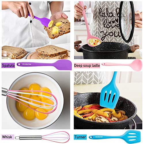 image for Silicone Cooking Utensils Kitchen Utensil Set-12 Pieces Colorful Kitch