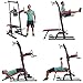 HARISON Multifunction Power Tower with Bench Home Gym Exercise Equipment, Dip Stands, Free Standing Pull Up Bars, Push Up and Dip Station, Vertical Knee Raise, Dip and Pull up Stationthumb 3