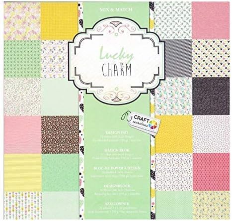 Scrapbooking Pad 24 Sheets of Assorted Decorative Paper 12 x 12" 250gsm (Victorian Secrets)