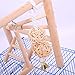 QBLEEV Bird Cage Play Stand Toy Set-Birdcage Wood Stands Hanging Chew Toys Ladder Swing Parrot Perch Play Gym Playground Accessories Activity Center for Conure, Parakeets, Budgie, Cockatiels,Lovebirdsthumb 3