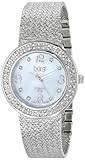 Burgi Women's BUR097SS Analog Display Swiss Quartz Silver Watch