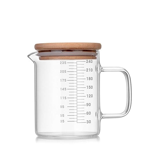 Vender dos alta Copa de vidrio de borosilicato con escala ...