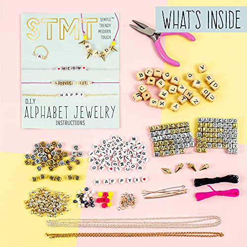 STMT DIY Alphabet Jewelry Set, Design 10 Premium Personalized VSCO Girl
