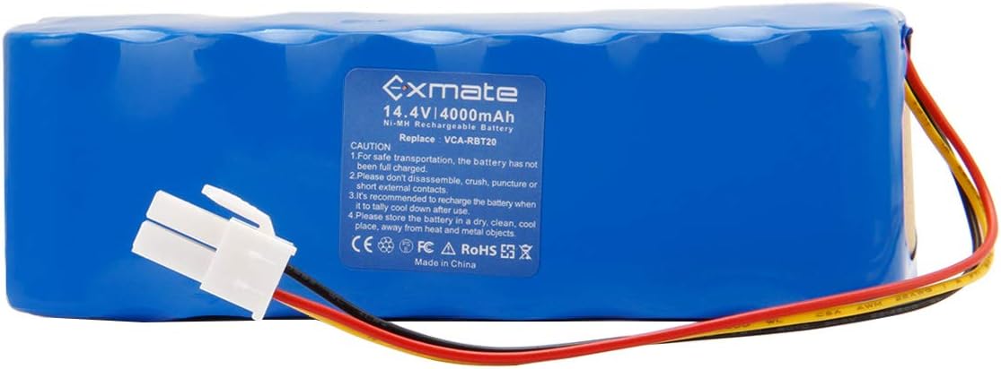 2X Exmate Ni-MH Replacement Battery 14.4V 4.0Ah for Samsung Navibot VCA-RBT20 SR8824 SR8830 SR8840 SR8850 DJ63-01050A DJ96-00116B DJ96-00113C - Image 3