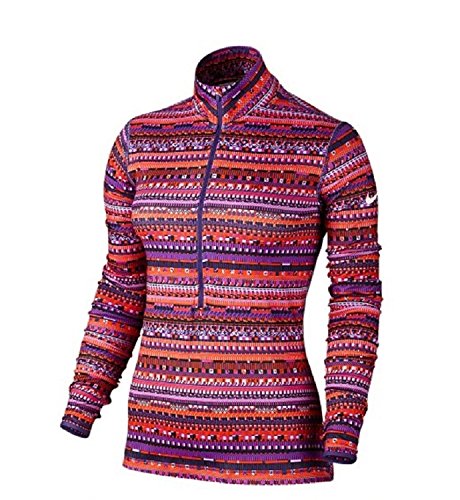 nike women's pro warm half zip