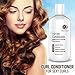 Curl Conditioner for Sexy Curls - Detangling Conditioner for Frizzy Hair - Paraben and Sulfate Free with Avocado and Grapefruit, Curly Hair Conditioner for Kids, Men, Women by Osensia, 8.5 Ounces