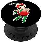 Urban Empyre Kewpie Baby Cherry Fruit PopSocket Adhesive PopGrip - Black - Compatible with Most Mobile Devices with Smooth, Hard, Plastic Cases