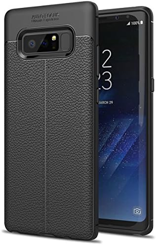 Samsung Galaxy Note 8 Case,AUSCREZICON Soft TPU,Shock Absorption,Durable,Flexible, Non-Slip,Easy Grip Design case for Samsung Galaxy Note 8 (2017) Black
