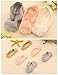 Queen-Ks Girl's Low Cut Silicone Grip Non-Skid No Show Lace Socks 5 pairs, Multi Color 5-7 Years Old